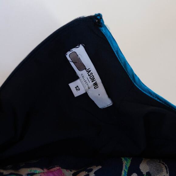 Jason Wu x RTR  Navy Floral Sheath - Picture 5 of 10